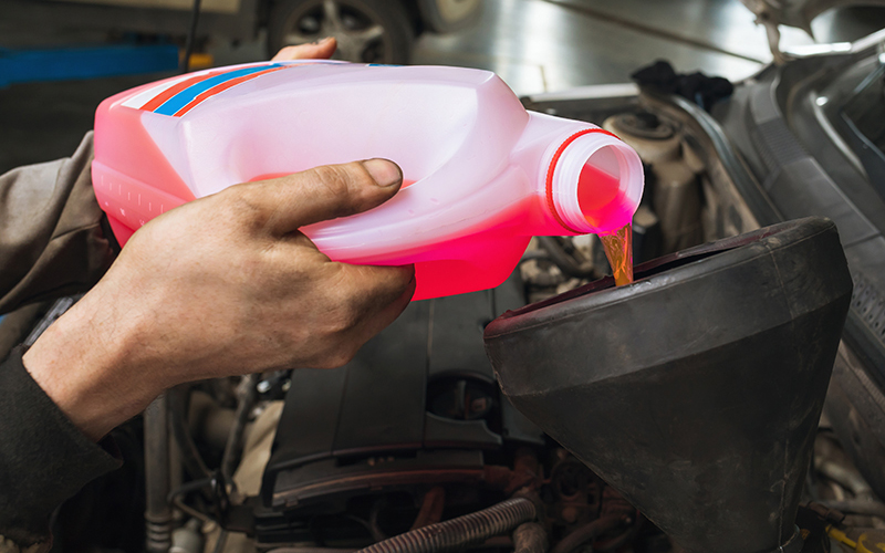 Troca do Fluido de Arrefecimento